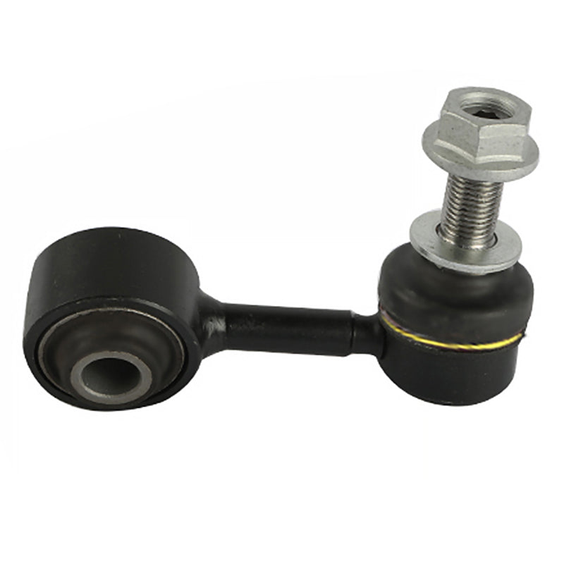 Moog front left sway bar endlink kit for Toyota Tundra 2007-2021, showing the metal link with bushings and mounting hardware.