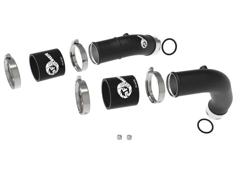 aFe BladeRunner 2-1/4in Aluminum Hot Charge Pipe Black RAM 1500 RHO 25-27 L6-3.0L (tt)