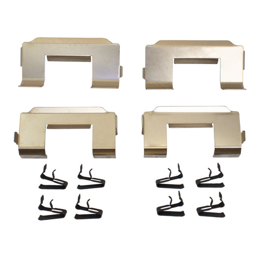 DFC brake hardware kit for Ford Thunderbird 2000-2006, front stainless steel hardware components for brake system repair.