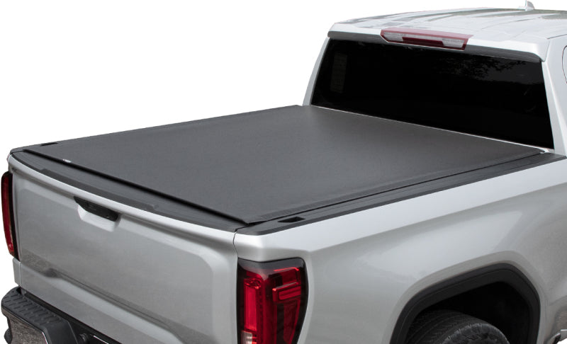 Access Vanish roll-up truck bed cover on a Chevy/GMC S-10 Sonoma crew cab with a 4ft 5in bed, exterior truck bed accessory.