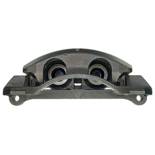 PowerStop OE front left brake caliper for Nissan Titan XD 2016-2023, replacement part with detailed metal components.