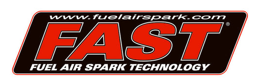 Set of 8 FAST Precision Flow LS7 style fuel injectors for 8-cylinder engines, with 35lb/hr spray capacity, shown in a close-up image.