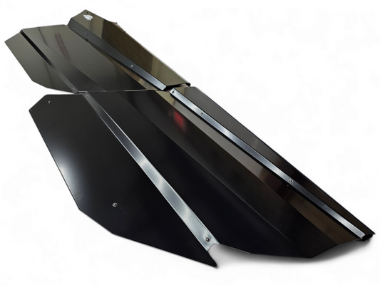 Elektric Off Road Can Am X3 Maverick Volt 4-seat off-road vehicle doors, black and rugged with handle details.