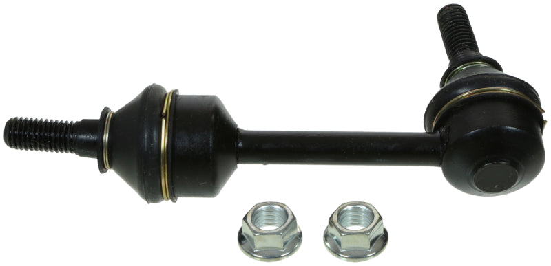 Moog Dodge Viper rear sway bar endlink, automotive suspension part with metal components and bushings for Viper handling.