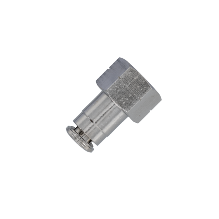 Flo Supply 1/4" Hose to 1/4 NPT" Female Straight Fitting
