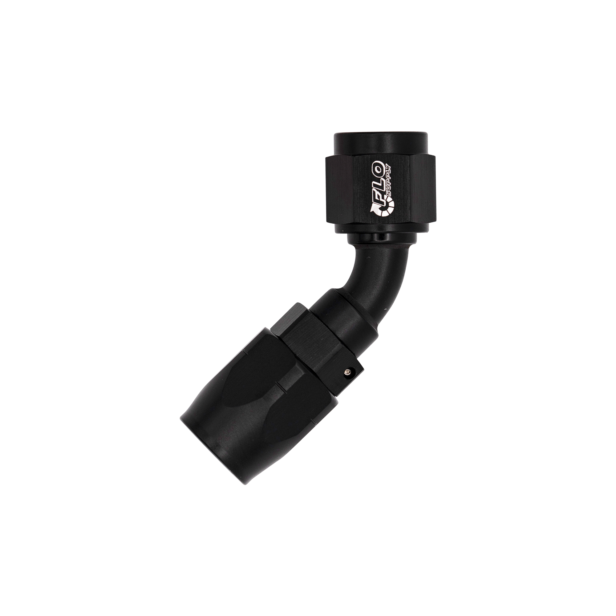 Flo Supply 4AN Cutter 45 Degree Swivel Hose End