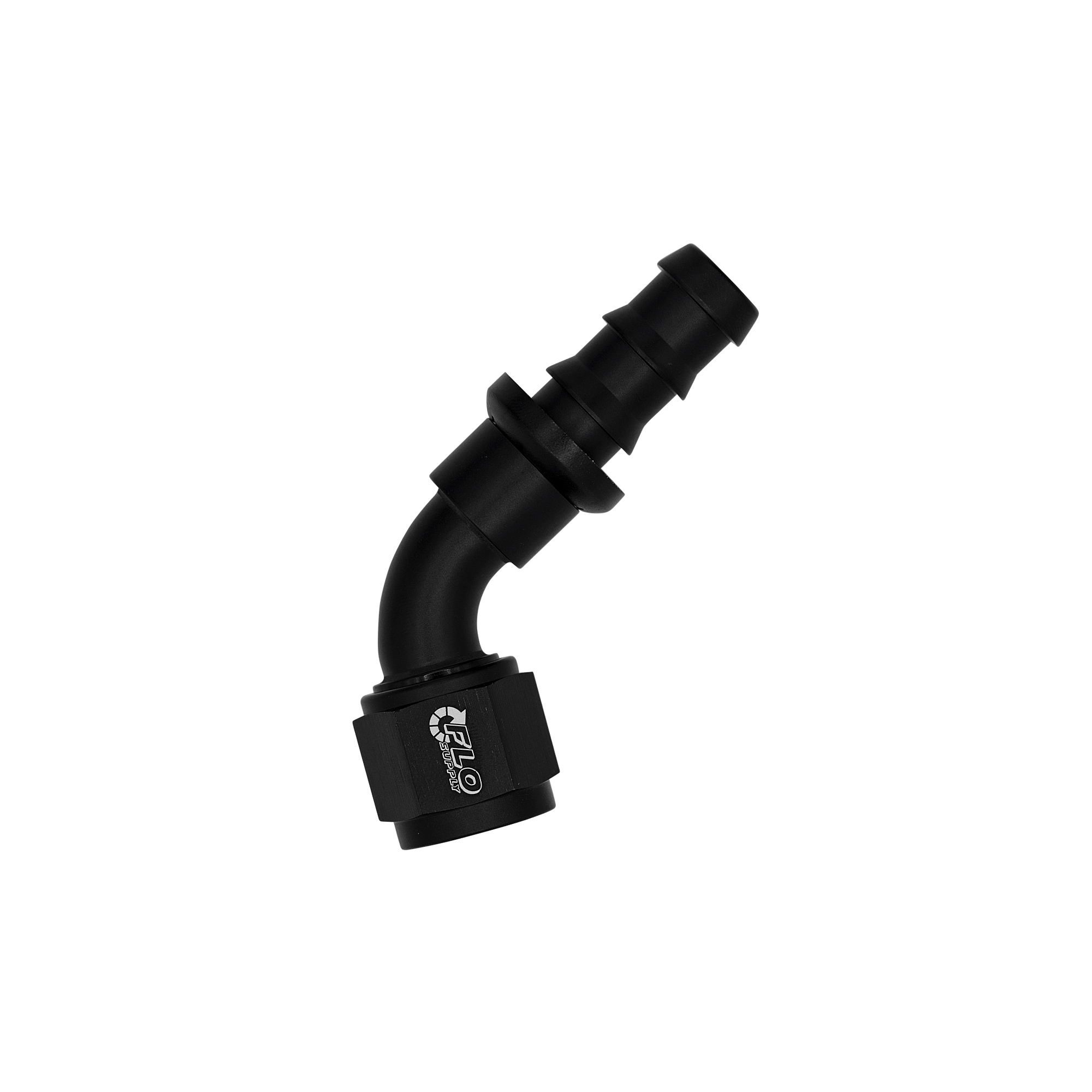 Flo Supply 10AN Push-On 60 Degree Swivel Hose End
