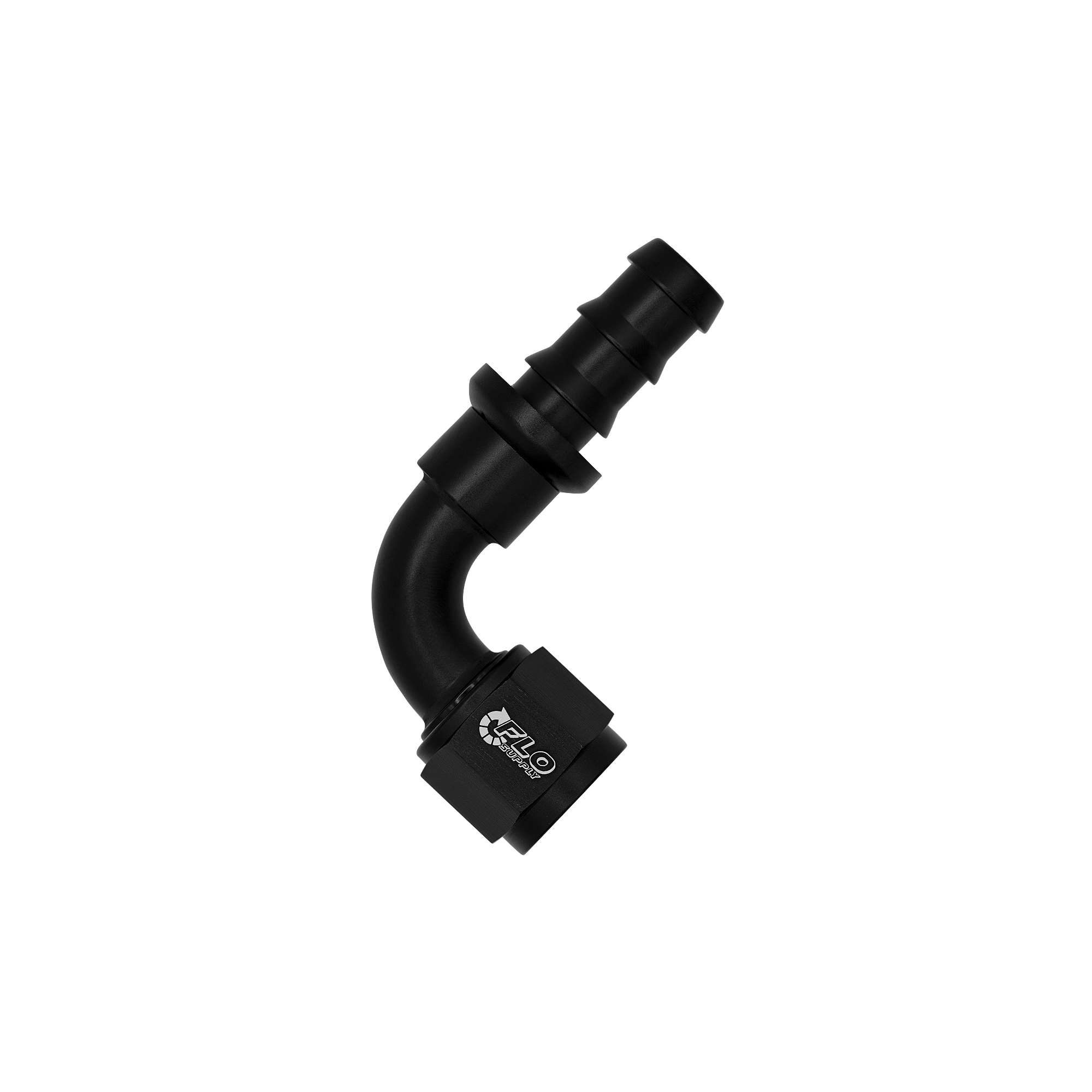 Flo Supply 10AN Push-On 90 Degree Swivel Hose End