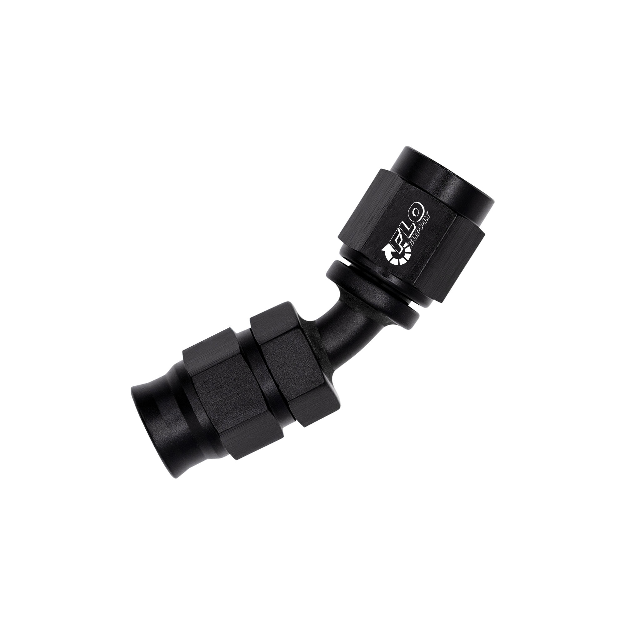 Flo Supply 6AN PTFE 30 Degree Swivel Hose End