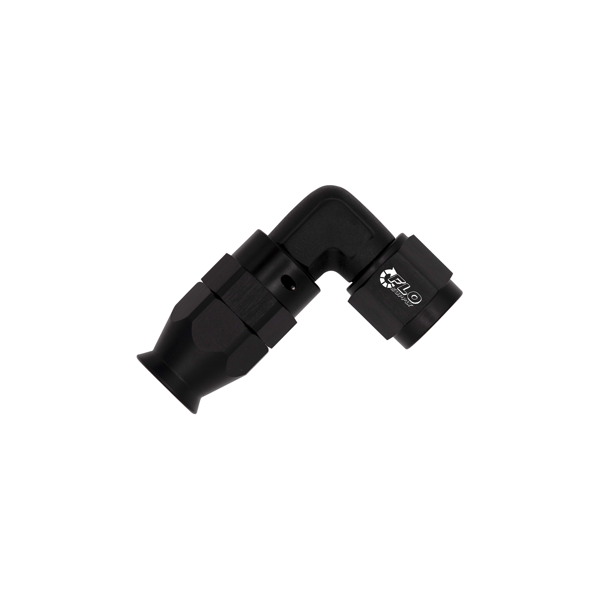 Flo Supply 8AN PTFE 90 Degree Swivel Forged Hose End