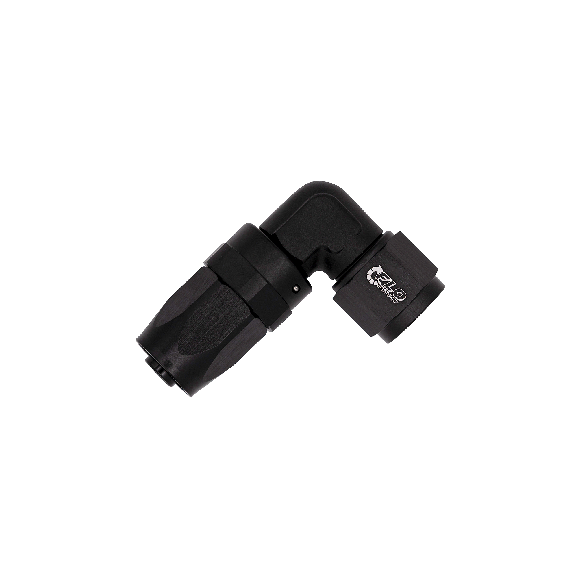 Flo Supply 6AN EZ Connect Forged 90 Degree Swivel Forged Hose End