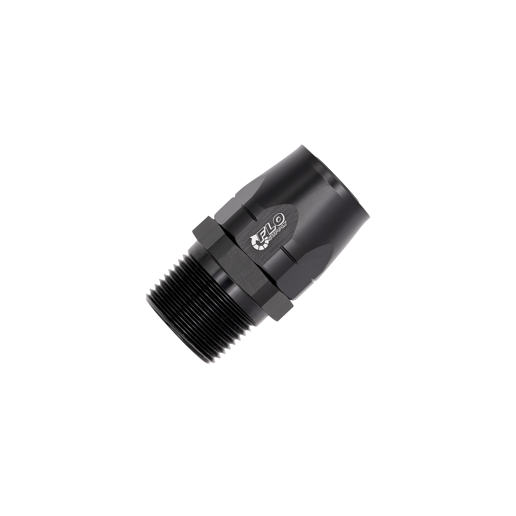Flo Supply 1" NPT To 16AN Cutter Forged Straight Swivel Forged Hose End