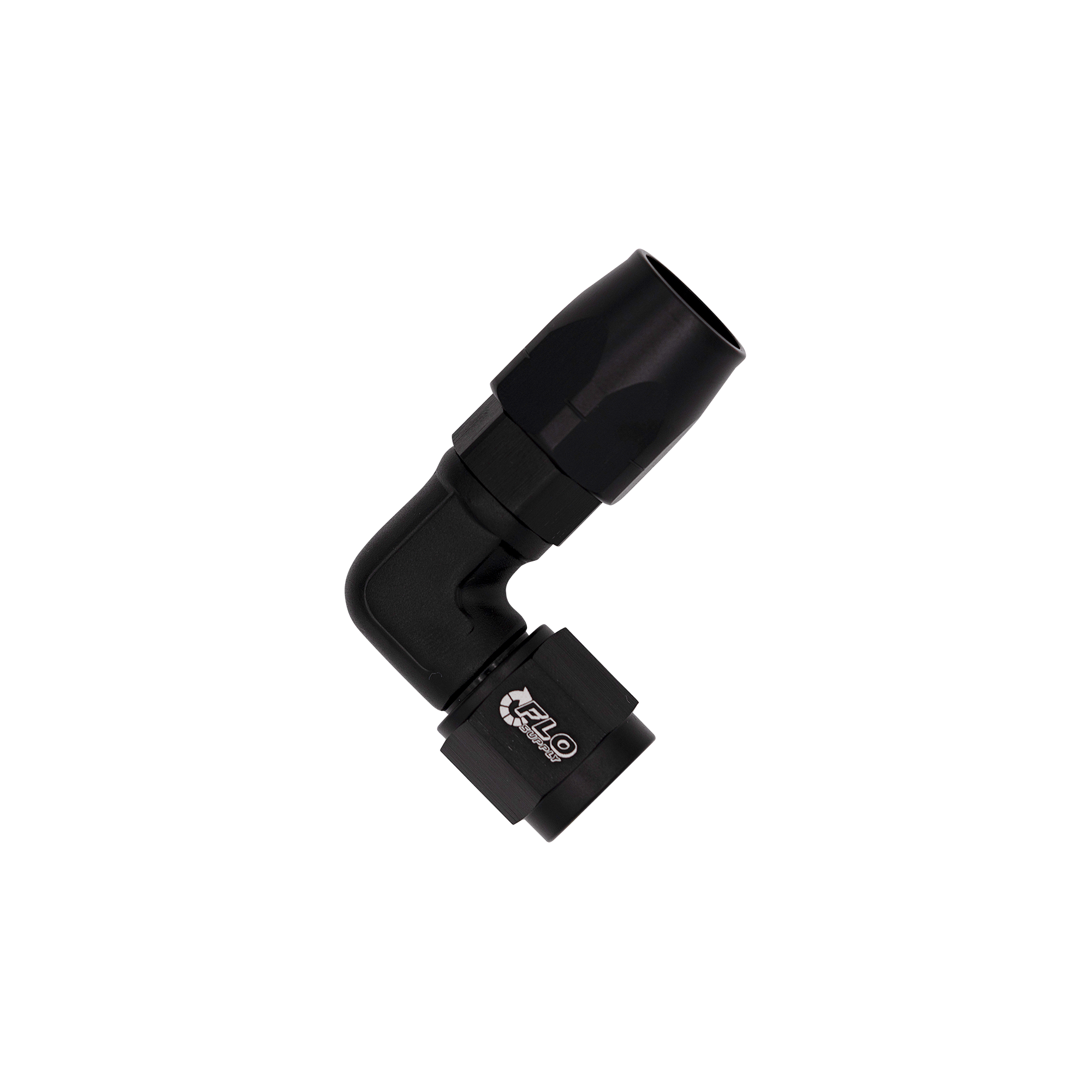 Flo Supply 6AN Cutter Forged 90 Degree Swivel Forged Hose End