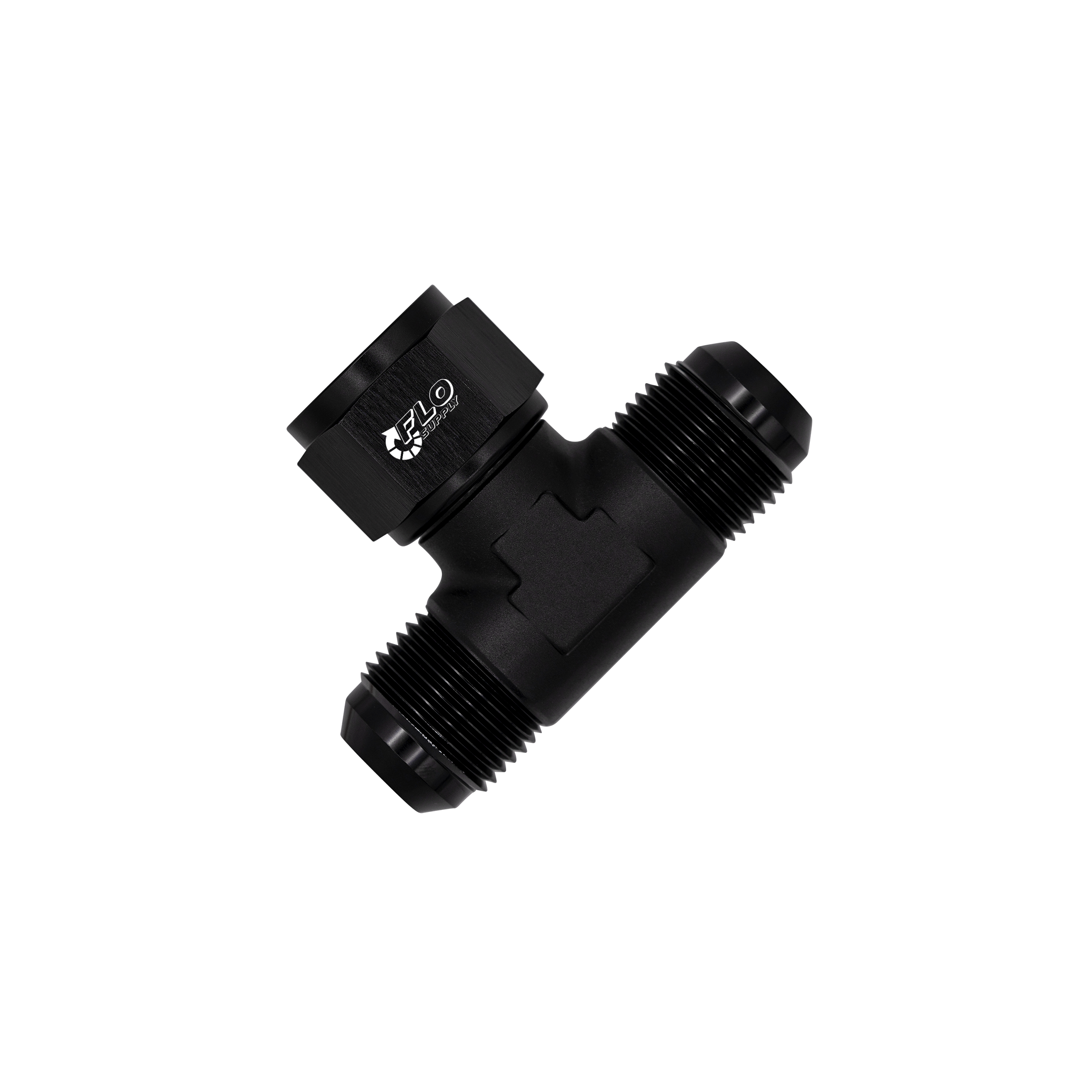 Flo Supply 8AN Male To Female On The Side Swivel Tee