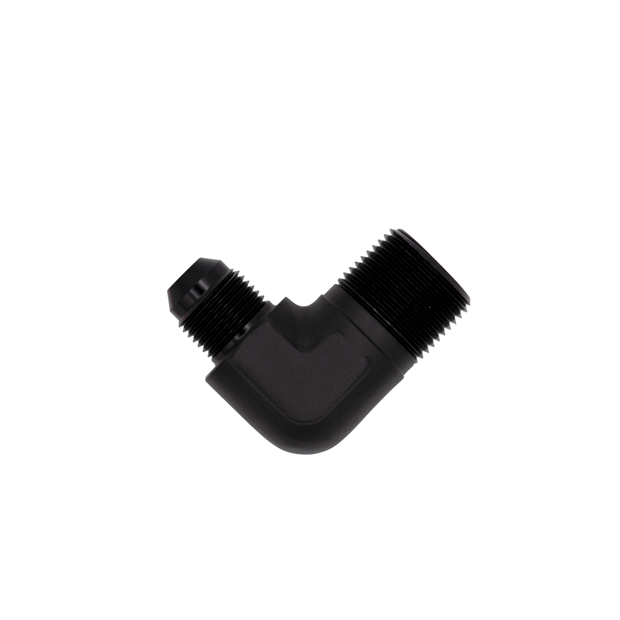 Flo Supply 1/2" NPT 90 Degree Male To 6AN Male Adapter