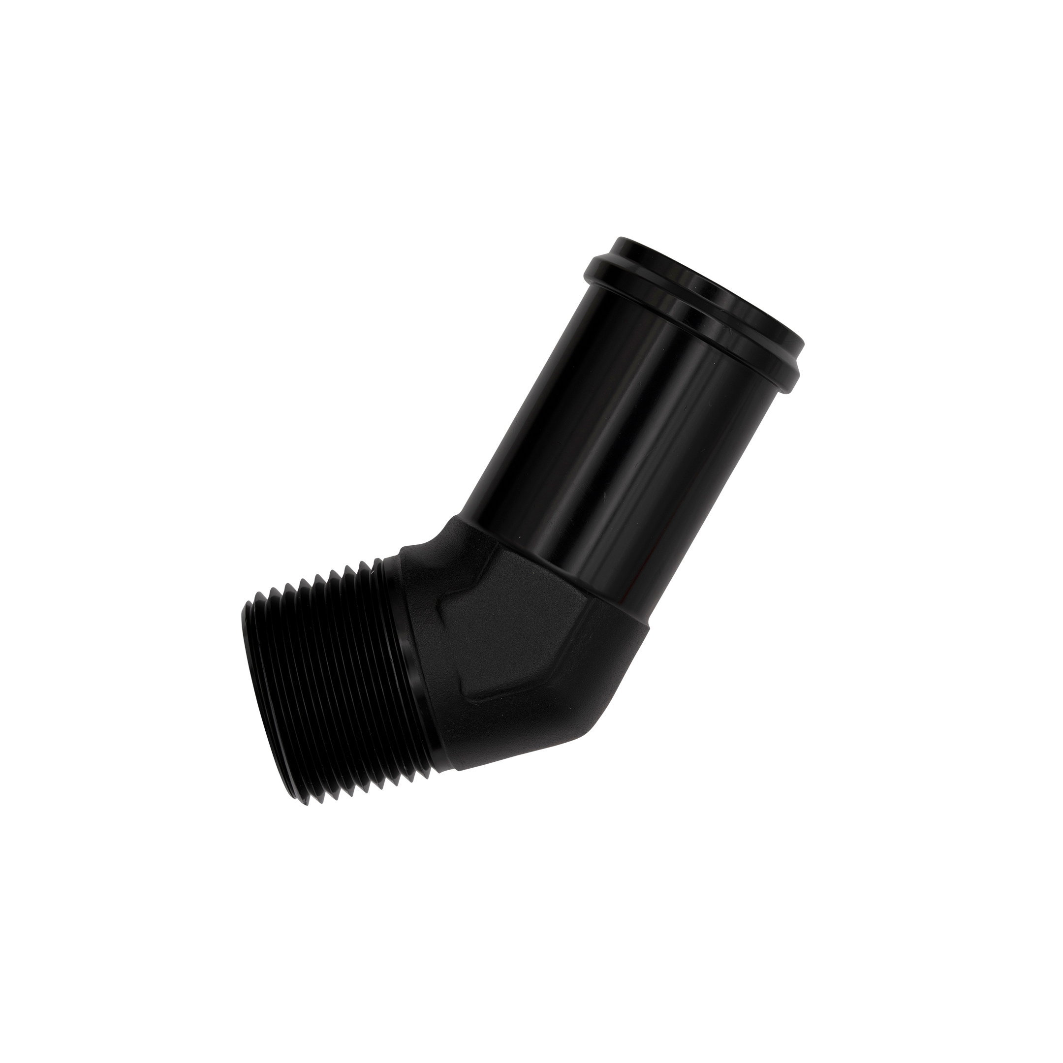 Flo Supply 1/8" NPT Male To 5/16" Barb 45 Degree Adapter