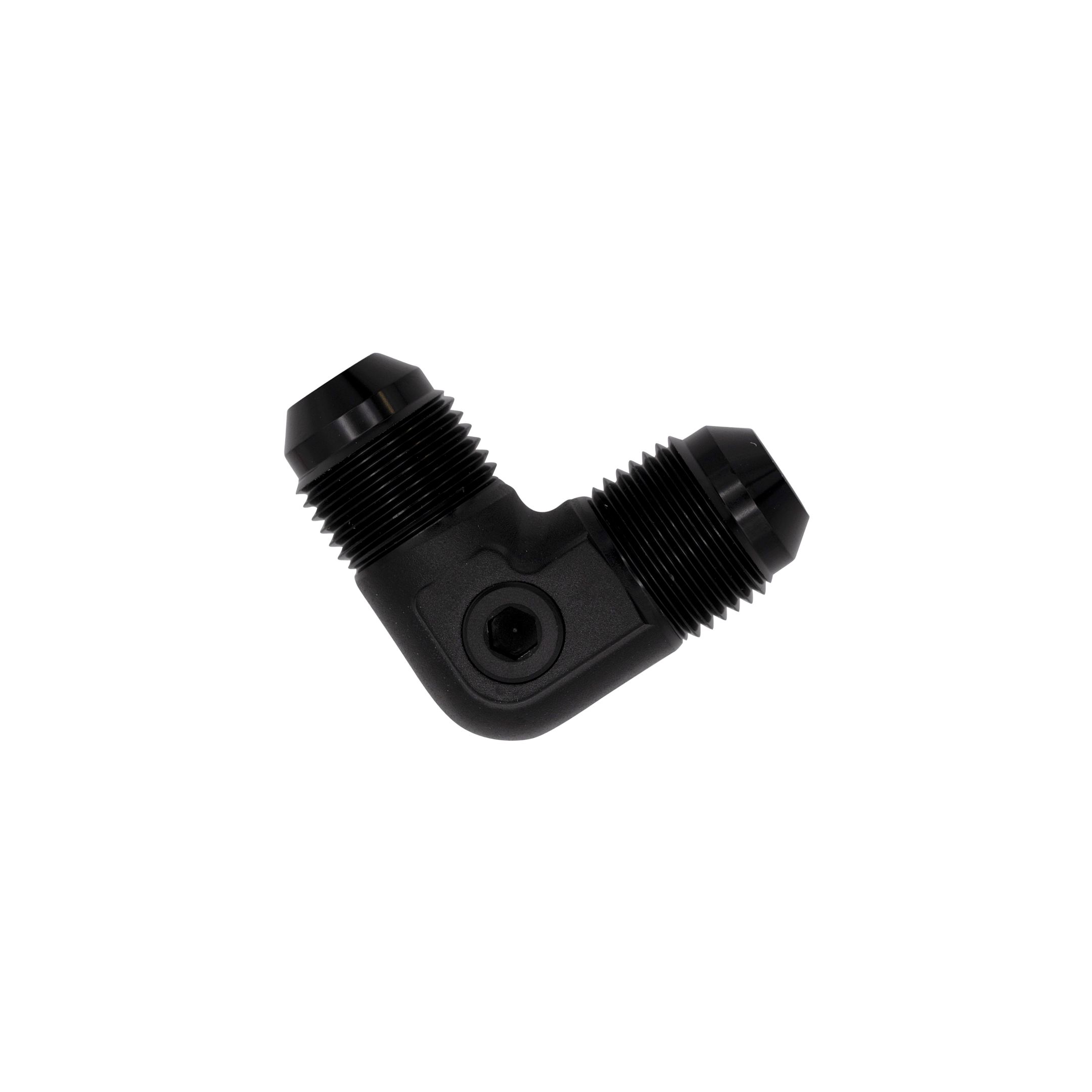Flo Supply 6AN Male 90 Degree Union Adapter With 1/8" NPT Port