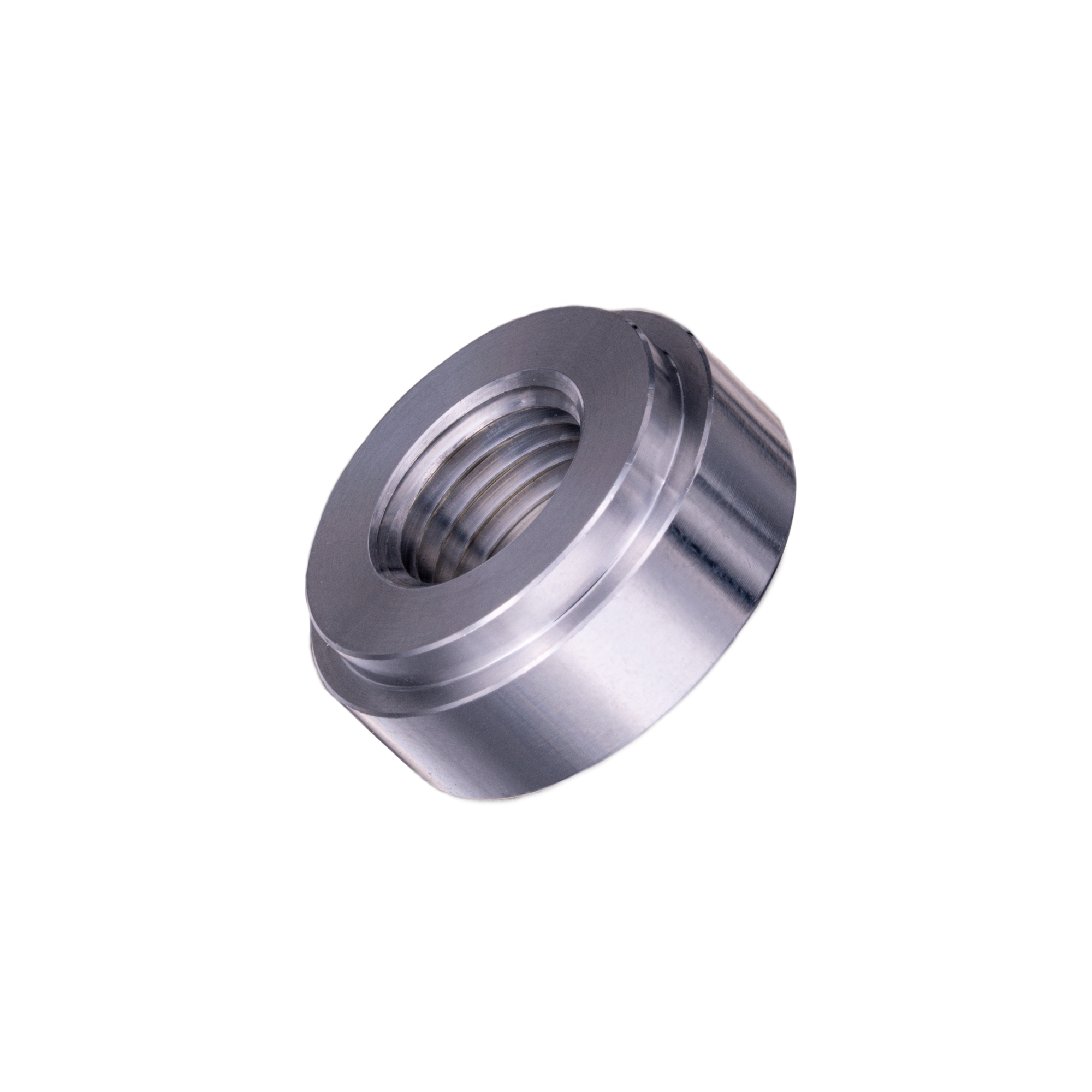 Flo Supply Aluminum Weld On Flange - 10AN ORB Female