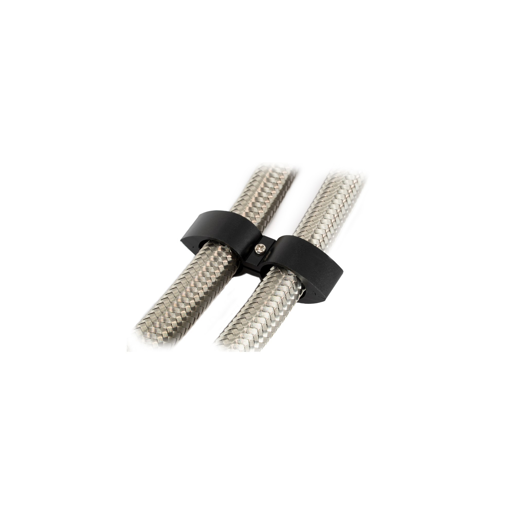 Flo Supply 1/4" Low Profile Billet Dual Hose Separator