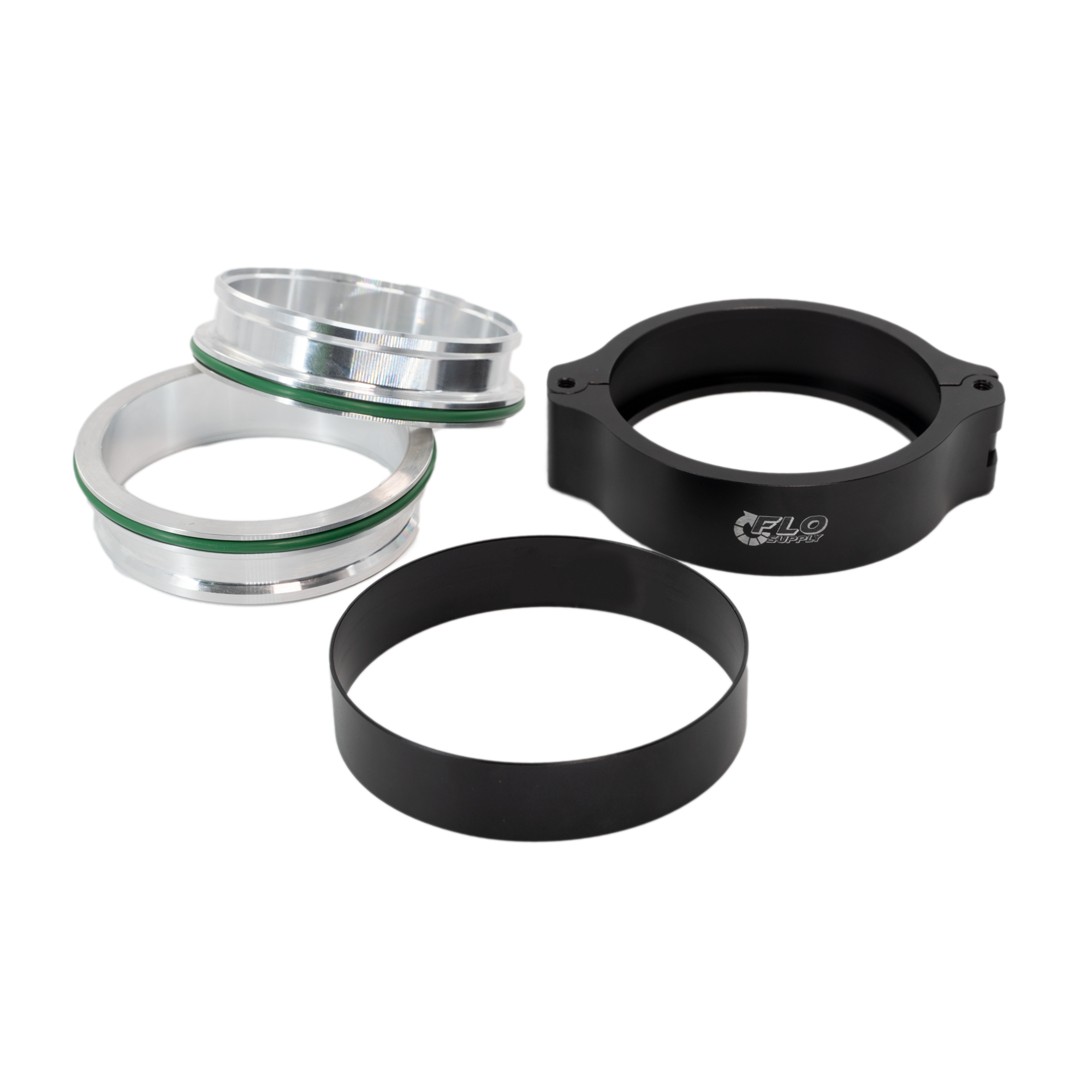 Flo Supply 3.5" Aluminum Pipe Clamp