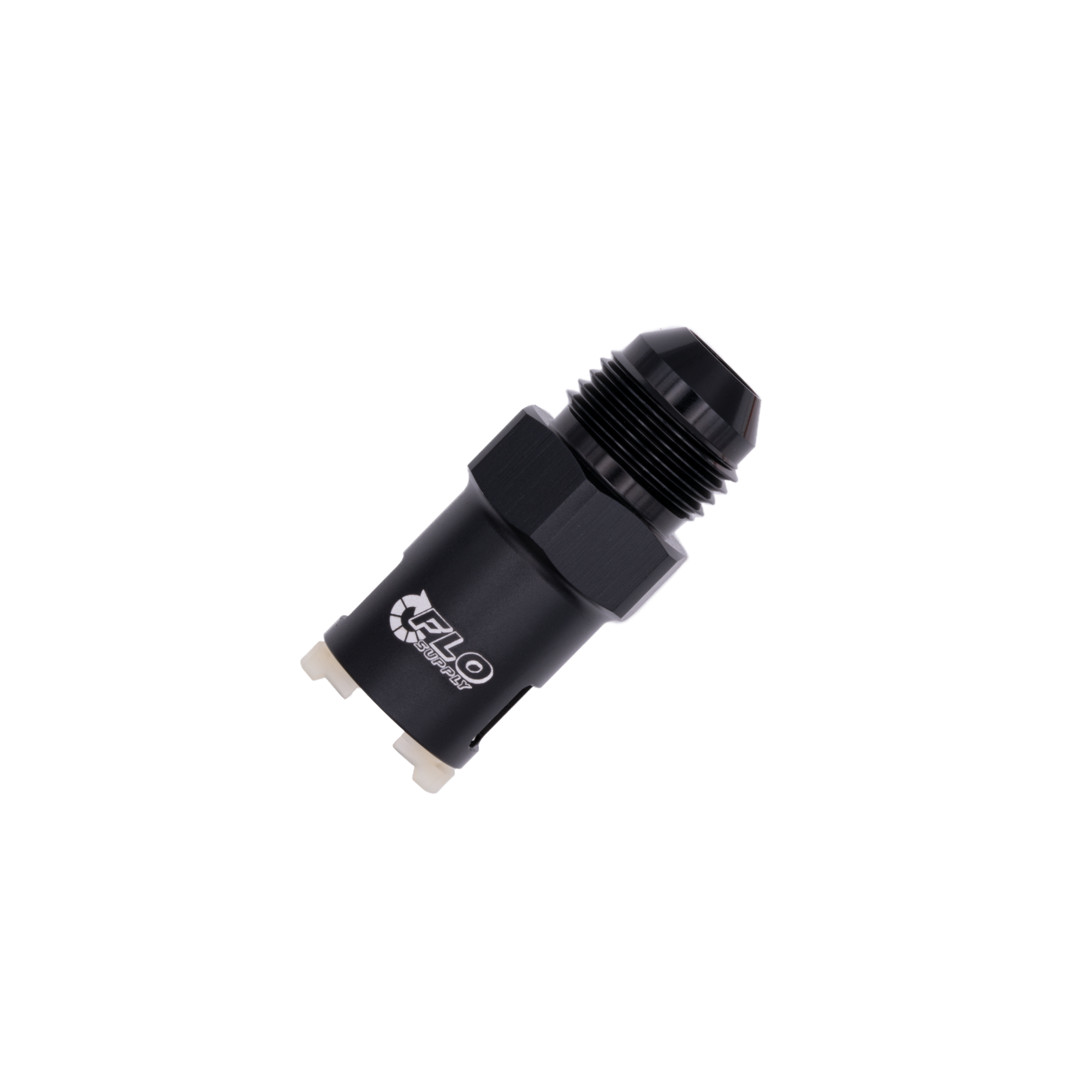 Flo Supply 8AN x 3/8" Spring Lock Fuel Adapter - Male/Female