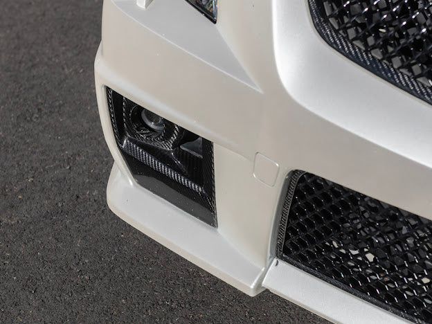 2009-2015 Cadillac CTS-V V2 - Carbon Fiber Fog Light Bezels / Covers