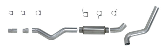 Diamond Eye Performance Catback exhaust for 2006-2007.5 Chevy 2500/3500 6.6L, featuring a single 5-inch pipe with polished finish.