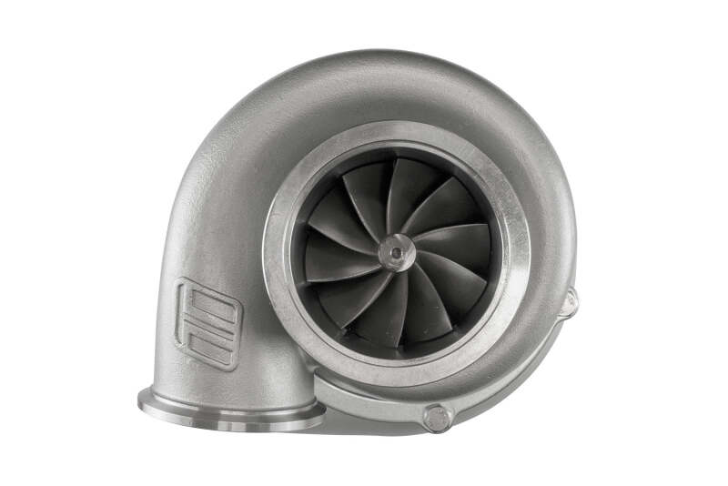 Turbosmart 7170 V-Band 1.07AR externally wastegated reverse rotation TS-1 turbocharger with V-band inlet and external wastegate.