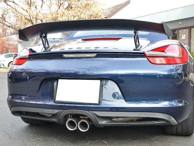 2013-2016 Porsche 981 Boxster | GT4 Style ABS Plastic Rear Trunk Wing Spoiler