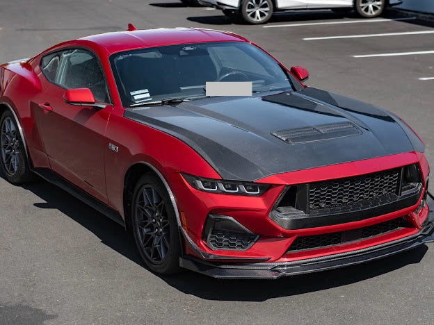 2024-UP MUSTANG S650 | CARBON FIBER FRONT UPPER GRILLE W/ GT MESH REPLACEMENT