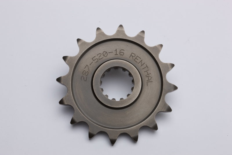 Renthal front sprocket for Montesa Cota 4RT (05-09/2012/14-17), 520-10P teeth, durable motorcycle sprocket in silver finish.