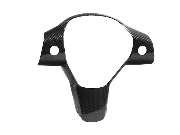 2020-UP TESLA MODEL 3 & Y CARBON FIBER INTERIOR STEERING WHEEL TRIM / COVER
