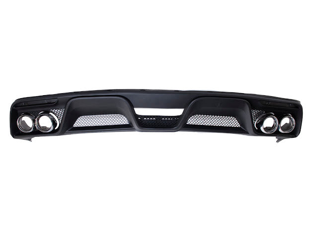 2015-17 FORD MUSTANG | GT350 STYLE REAR BUMPER QUAD TIPS DIFFUSER