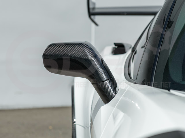 2014-2019 Chevrolet Corvette C7 | Factory Style CARBON FIBER Full Mirror Cap Covers Pair