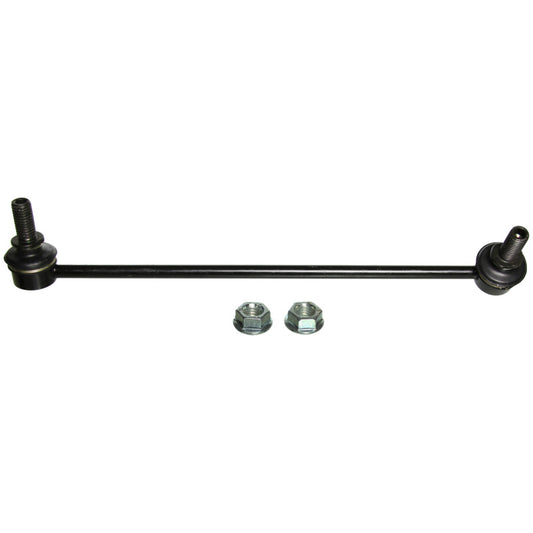 Moog front left sway bar endlink kit for 2005-2009 Chevrolet Equinox, showing the metal link with rubber bushings.
