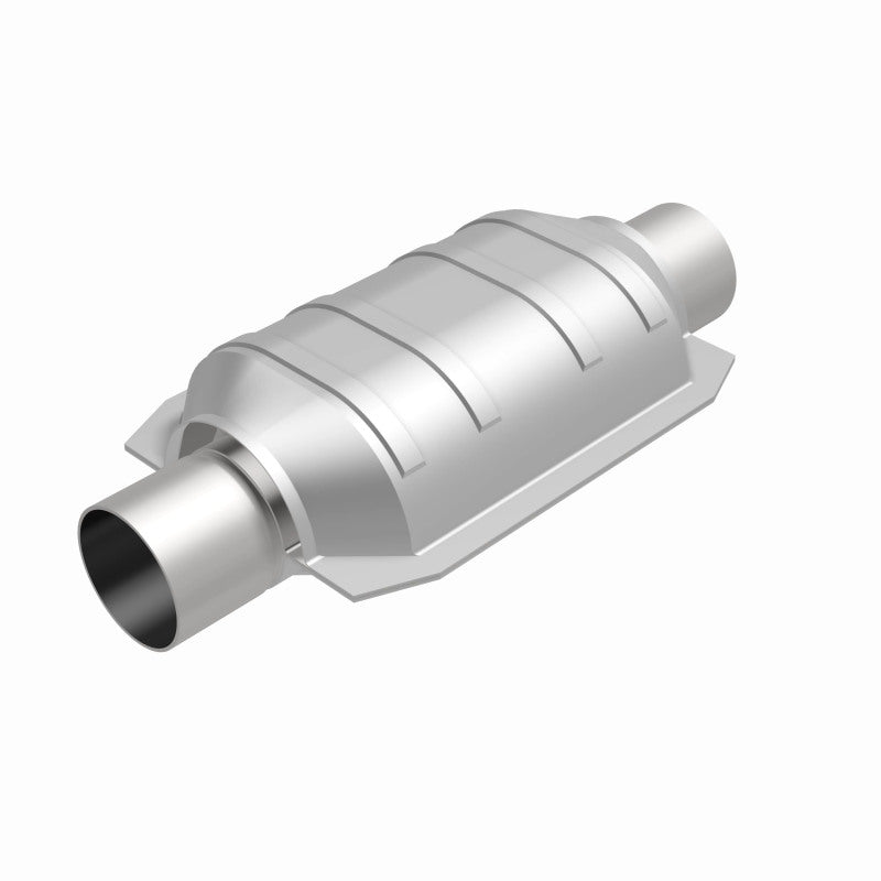 MagnaFlow Universal Catalytic Converter 2.5inch Inlet/Outlet Center/Center Oval (California OBDII)