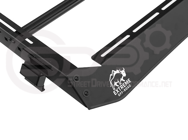 2018-UP JEEP WRANGLER JL & 2020-PRESENT JEEP GLADIATOR JT | CARBON STEEL BLACK TOP ROOF CARGO RACK (FULL & HALF LENGTH)