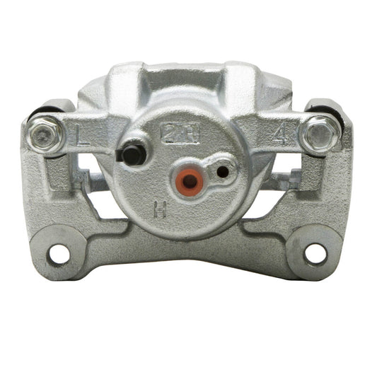 Toyota Celica DFC OE front brake caliper in silver zinc coating, premium zinc-coated caliper for enhanced durability.