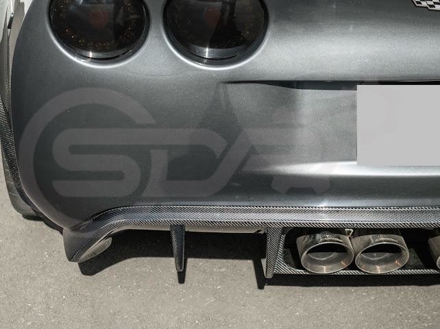 2005-2013 CORVETTE C6 | AGGRESSIVE STYLE REAR BUMPER DIFFUSER