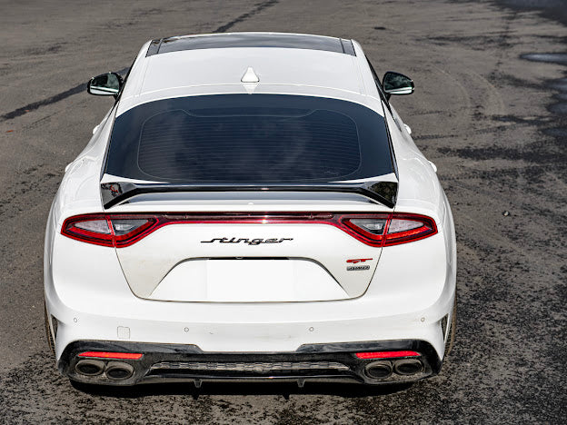 2018-Up Kia Stinger Scorpion GT Style GLOSSY BLACK Rear Trunk Lid Wing Spoiler
