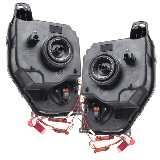 Oracle White SMD Headlights for Jeep Liberty 2008-2012, durable automotive lighting with bright white LED illumination.