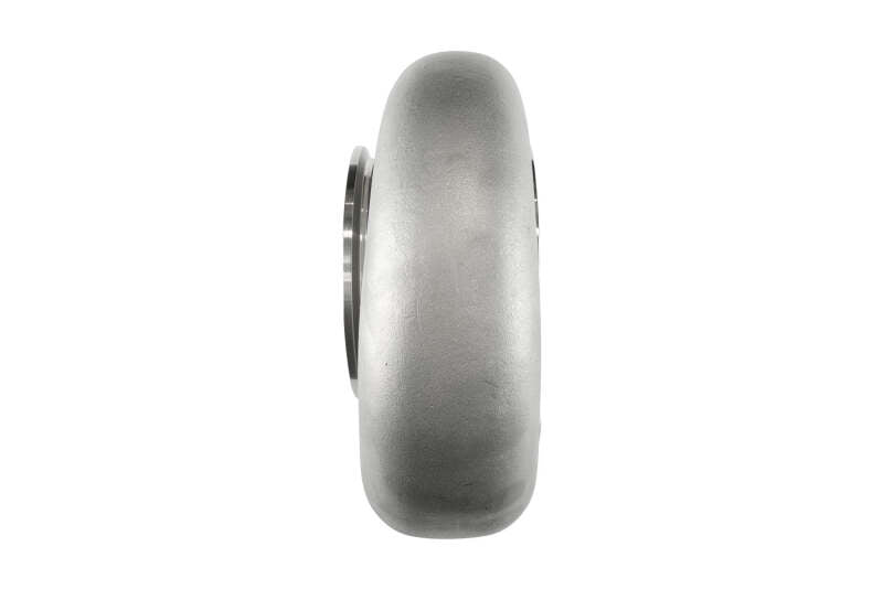 Turbosmart C Frame V-Band turbine housing with 1.24AR and 80mm inlet for turbocharger installation, in silver metal finish.