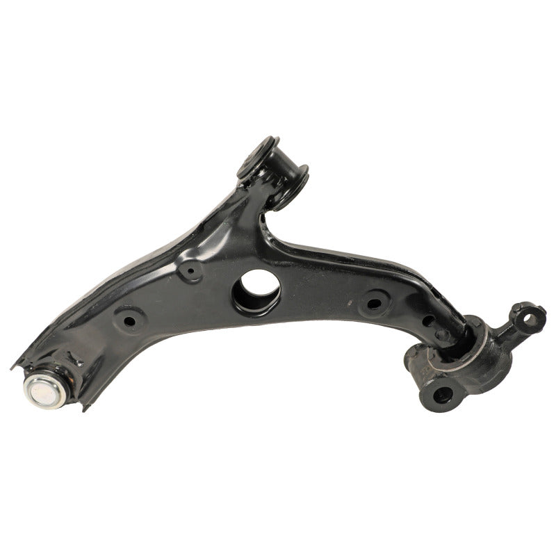 Moog Mazda 3 Sport front right lower control arm, durable automotive suspension part, for 2014-2018 Mazda 3 models.