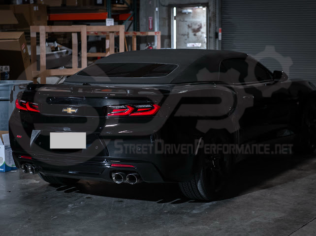 2016-2018 Chevrolet Camaro | C8 Style Sequential Signal LED Rear Taillights Pair (Clear / Red / Smoke Lens)