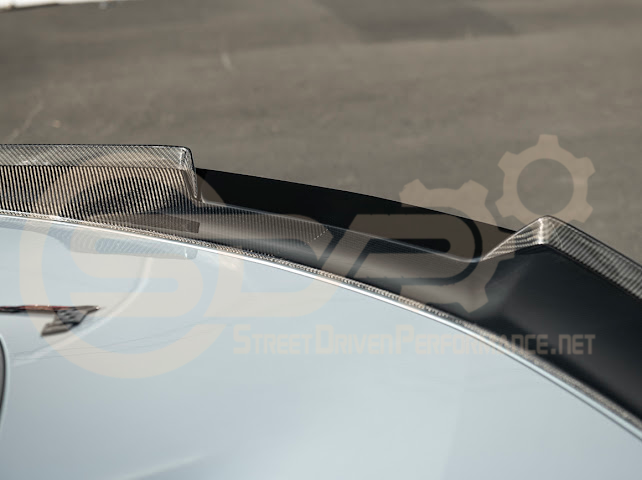 2023-Up Corvette C8 Z06 | Jake Skull Logo Rear Wickerbill Spoiler Wing