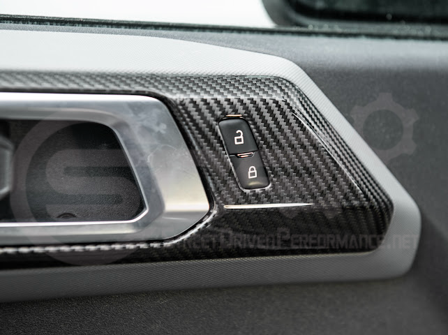 2021-UP FORD BRONCO CARBON FIBER FRONT DOOR HANDLE TRIM COVER
