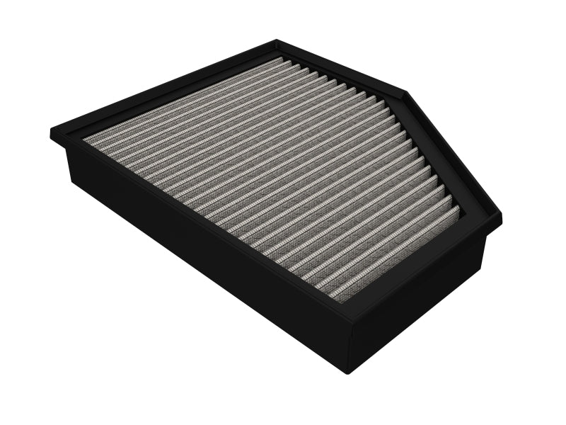aFe Magnum FLOW Pro Dry S air filter for 2019-2021 BMW X7 with L6 3.0L engine, universal fit, shown in close-up image