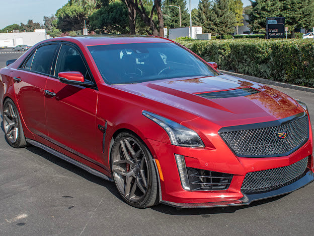 2016+ Cadillac CTS-V V3 - Front Lip Splitter Ground Effects