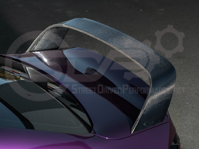 2023-UP BMW G87 M2 | M PERFORMANCE STYLE CARBON FIBER REAR HIGH WING SPOILER