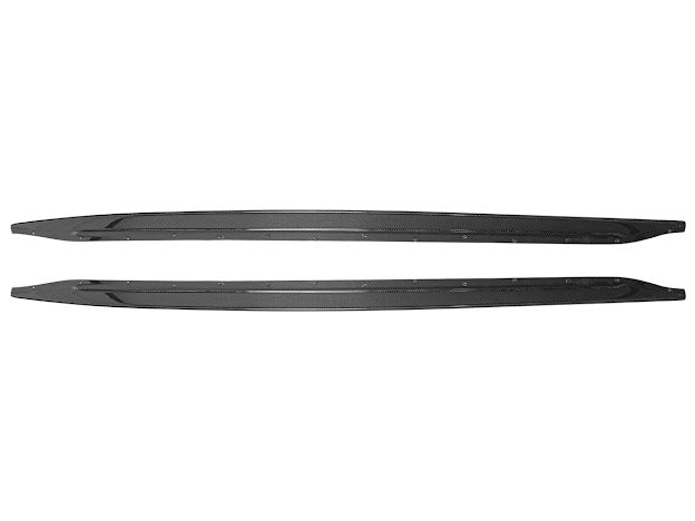 2021-Up BMW G82 G83 M4 M-Performance Extended Style | CARBON FIBER *ADD-ON* Side Skirts Extension Rocker Panel Ground Effects